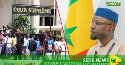 Direct Live à la Cour Suprême Suivez le verdict pour Ousmane Sonko