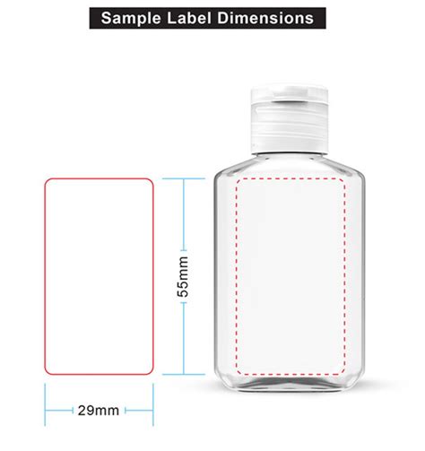 100 Empty Hand Sanitizer Bottles Clear 2oz 60ml Perfect Etsy