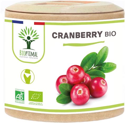 Cranberry Bio Bioptimal Compl Ment Alimentaire Canneberge