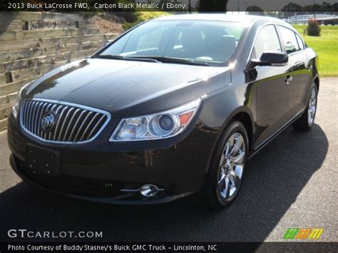 Carbon Black Metallic 2013 Buick LaCrosse FWD Ebony Interior