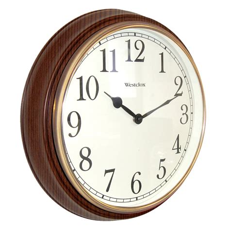 Westclox 15 5 Round Wall Clock And Reviews Wayfair