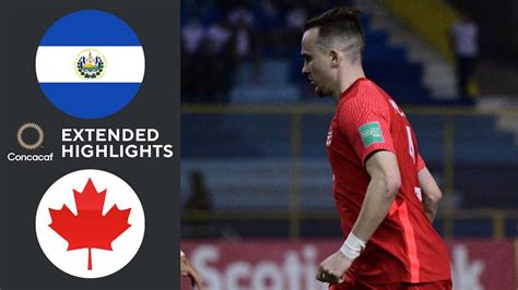 El Salvador Vs Canada Extended Highlights CONCACAF WCQ CBS Sports