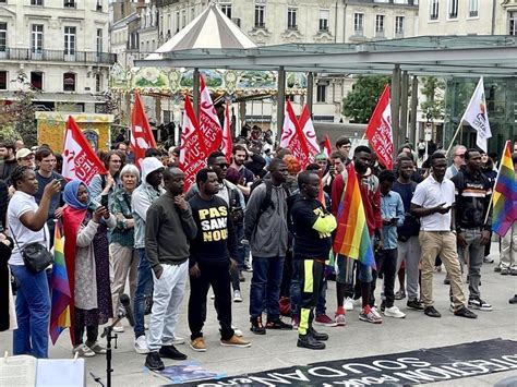 Un rassemblement contre la loi Asile et immigration à Angers