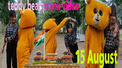 Teddy Bear Funny 😂 On Public Place New 😀prank Video Youtube