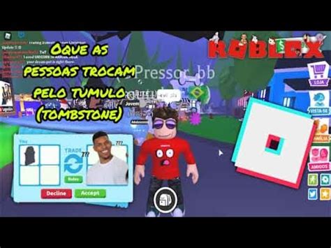 Roblox Oque As Pessoas Trocam Pelo Tumulo Tombstone Adoptme YouTube