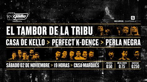 Concierto De El Tambor De La Tribu En San Marcos Noviembre