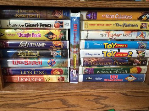 seand updated animated disney vhs collection