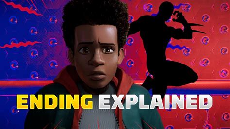 Spider Man Into The Spider Verse End Credits Scene Explained Youtube