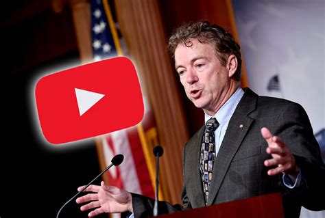 Rand Paul Rips Youtube After It Yanks Video Of Him Naming Alleged