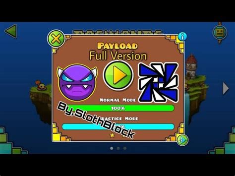 Payload Full Version By Slothblock Geometry Dash Youtube