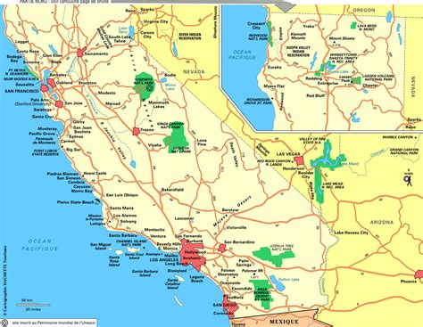 Carte Californie Plan Californie Routard