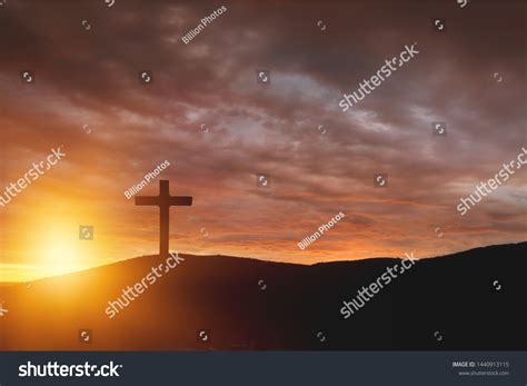 Salvation Conceptthe Cross Symbol Christian Jesus Stock Photo ...