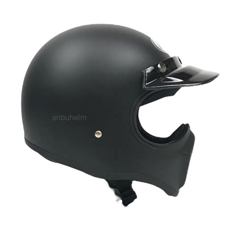 Jual Helm Cakil Hbc Helm Retro Full Face Sni Shopee Indonesia