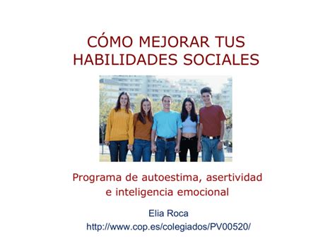 Autoestima Y Habilidades Sociales