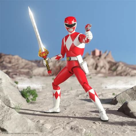 Mighty Morphin Power Rangers Figurine Ultimates Super Red Ranger