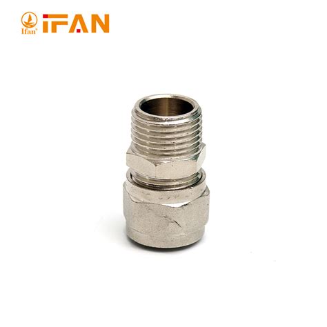 Ifan Wholesale Price Thread Pex Pipe Connector Brass Fitting Brass