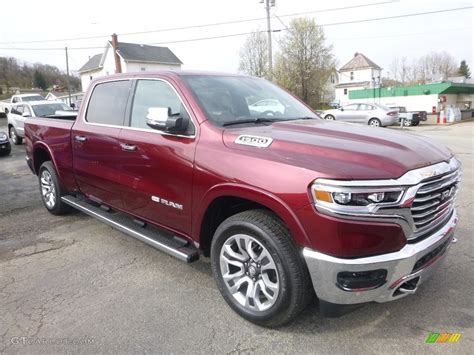 Delmonico Red Pearl 2019 Ram 1500 Long Horn Crew Cab 4x4 Exterior Photo