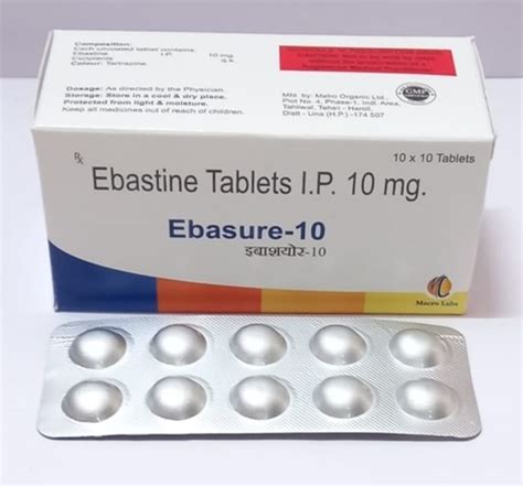 Ebastine 10 Mg Tab At Best Price In Zirakpur Macro Labs Pvt Ltd