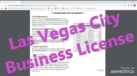 How To Renew Las Vegas City Business License Youtube