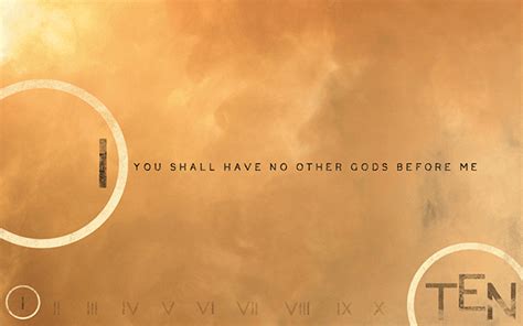 Ten Commandments Sermon Series Behance