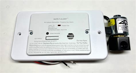 12V Carbon Monoxide/Propane Leak Detector White, 25-742-R-WT