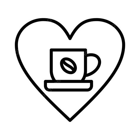 Coffee Line Icon Vector Beverage Cafe Coffee PNG And Vector With