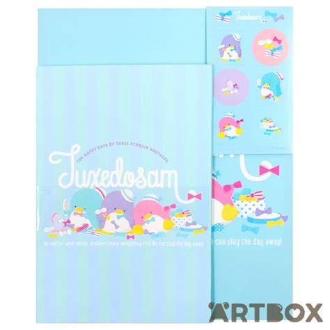 Buy Sanrio Tuxedo Sam Siblings Letter Set With Stickers At Artbox