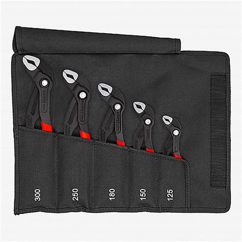 Knipex S Piece Cobra Set With Tool Roll Kc Tool Tool