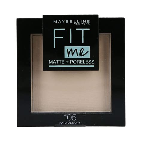 Maybelline Fit Me Matte Poreless Powder Natural Ivory Ellukauppa