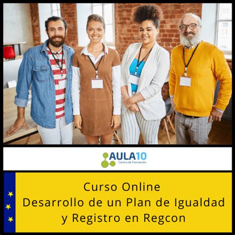 Curso En Desarrollo De Plan De Igualdad Y Registro Regcon