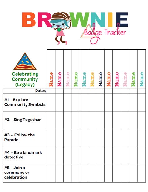 Printable Girl Scout Brownie Activities