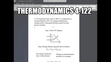 Thermodynamics Saturated Water Vapor At C Is Condensed To A