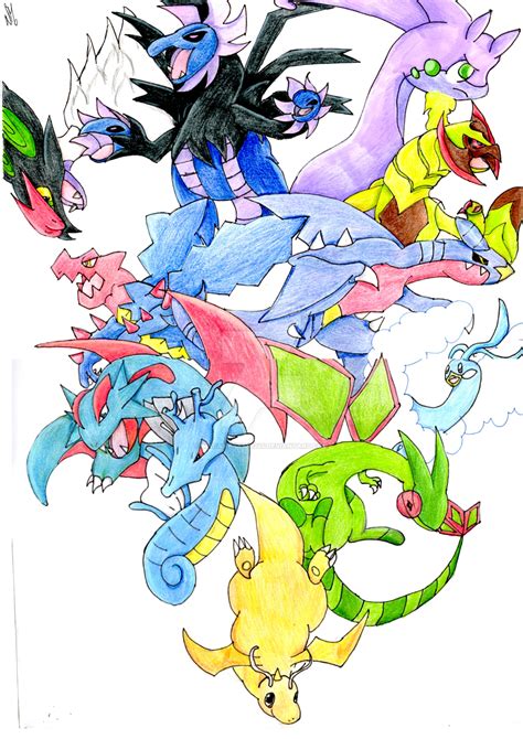 The Dragons Of Pokemon By Madampatty1245 On Deviantart