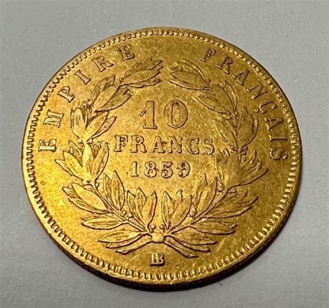 France 10 Francs 1859 BB Napoleon III Catawiki