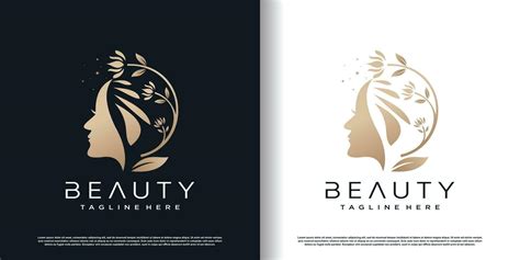 beauty women logo with creative unique concept premium vector 31424570 ...