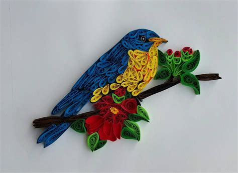 Quilling Bird original handmade