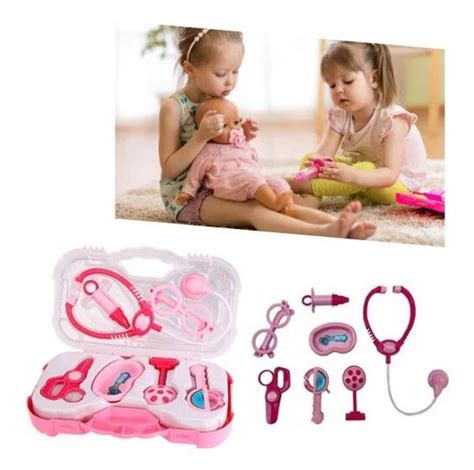 Conjunto Maleta Medica Infantil Mini Doutor Menino E Menina Art Brink