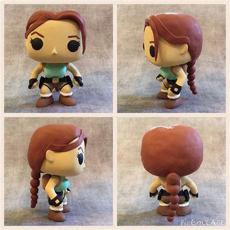 Custom DIY Tomb Raider Lara Croft Funko Pop Figure Custom Pop Vinyl