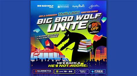 Howl If You Love Books—Glorietta is Bringing the Big Bad Wolf to the ...