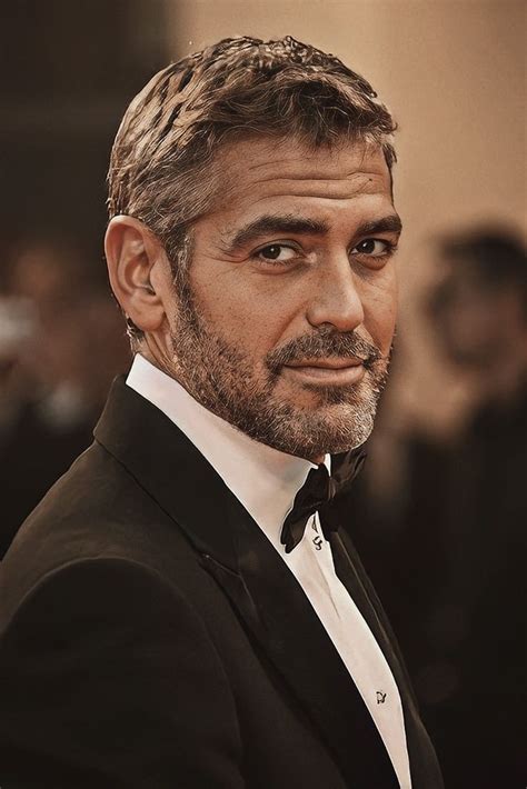 George Clooney In 2024 George Clooney Grey Hair Men George