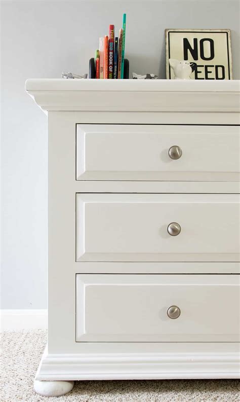 How to Paint Furniture White | Craving Some Creativity