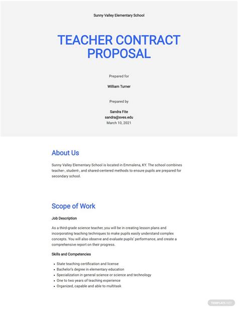 Teacher Contract 2025 Seana Ottilie