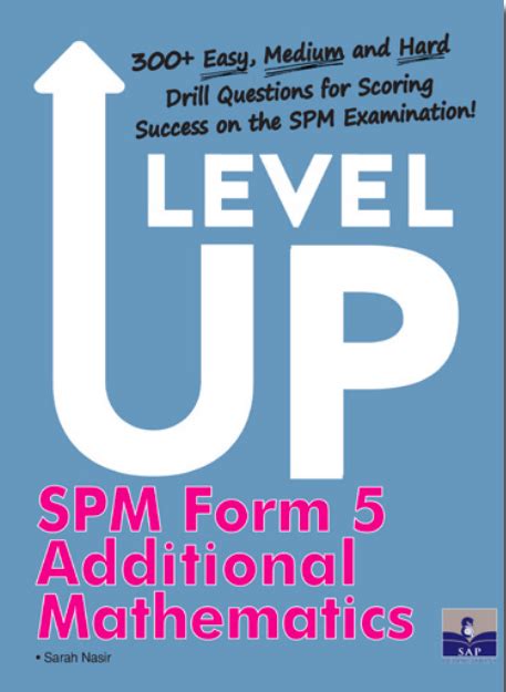 Level Up Spm Additional Mathematics Form No Online Bookstore