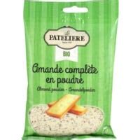 Amandes en poudre VAHINE le paquet de 201g à Prix Carrefour