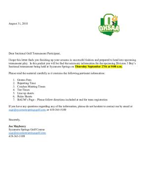 Golf Tournament Sponsorship Request Letter Fill And Sign Printable