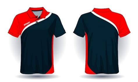 Premium Vector T Shirt Polo Design Sport Jersey Template