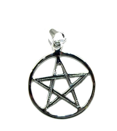 Pentagram Pendant 925 Sterling Silver Pentagrama Dije Plata Etsy