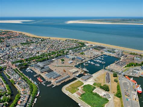 Aerial View Den Helder Airport Maritime Air Station De Kooy Maritiem