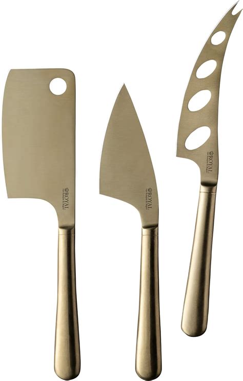 Amazon Royal Van Kempen Begeer Knife 3 Piece Cheese Set