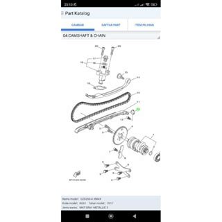 Stopper Tensioner Xmax X Max Original Yamaha